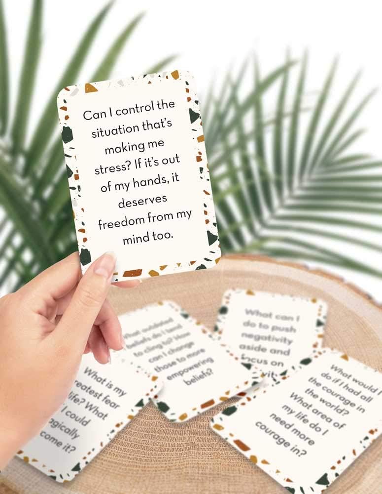 Empowering Self Care Questions - 52 Stress Relief Cards for Meditation, Mindfulness, Yoga & Gifts