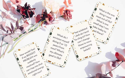 Empowering Self Care Questions - 52 Stress Relief Cards for Meditation, Mindfulness, Yoga & Gifts