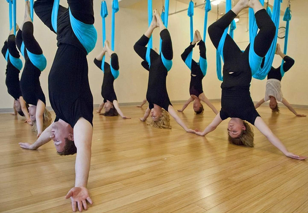 Aerial Yoga Swing Set,Ultra Strong Yoga Hammock Trapeze Extension,Antigravity Ceiling Hanging Yoga Sling Inversion Exercises