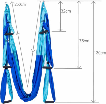 Aerial Yoga Swing Set,Ultra Strong Yoga Hammock Trapeze Extension,Antigravity Ceiling Hanging Yoga Sling Inversion Exercises