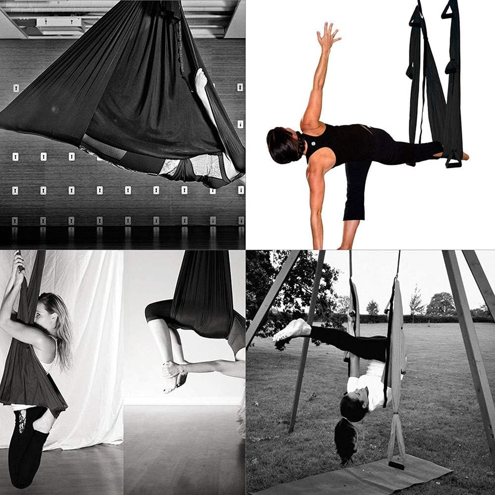 Aerial Yoga Swing Set,Ultra Strong Yoga Hammock Trapeze Extension,Antigravity Ceiling Hanging Yoga Sling Inversion Exercises