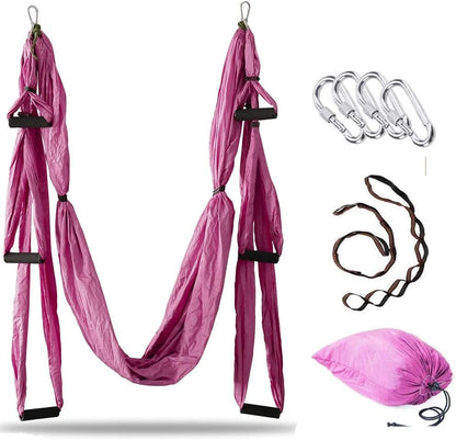Aerial Yoga Swing Set,Ultra Strong Yoga Hammock Trapeze Extension,Antigravity Ceiling Hanging Yoga Sling Inversion Exercises