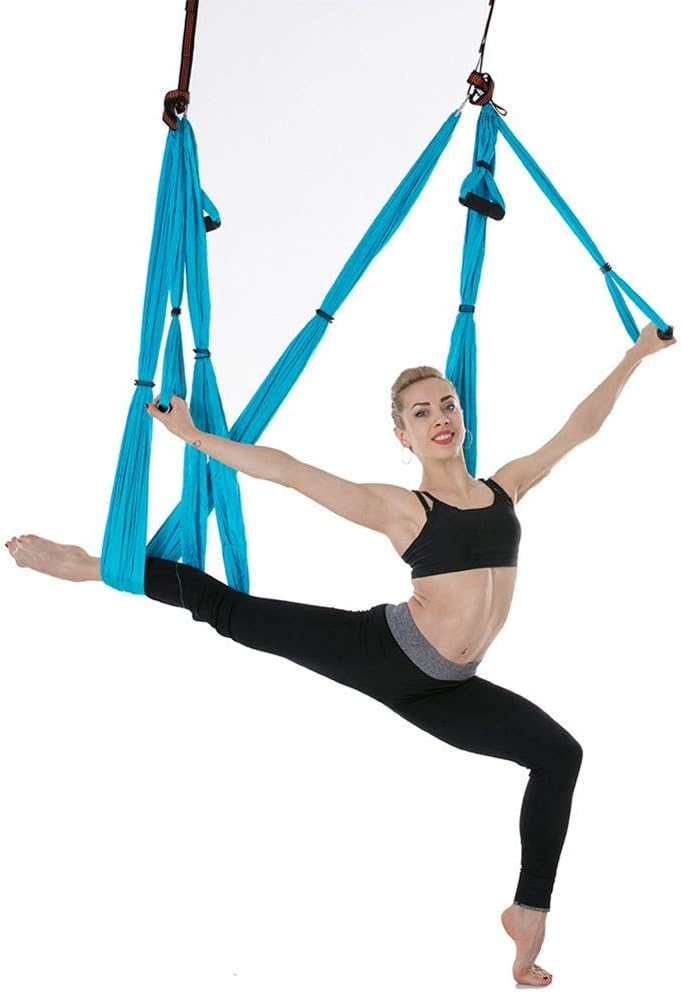 Aerial Yoga Swing Set,Ultra Strong Yoga Hammock Trapeze Extension,Antigravity Ceiling Hanging Yoga Sling Inversion Exercises