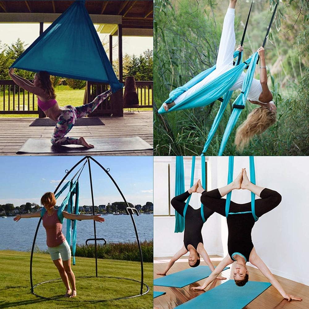 Aerial Yoga Swing Set,Ultra Strong Yoga Hammock Trapeze Extension,Antigravity Ceiling Hanging Yoga Sling Inversion Exercises