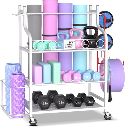 Home Gym Rack for Dumbbells, Yoga Mats and Workout Equipment