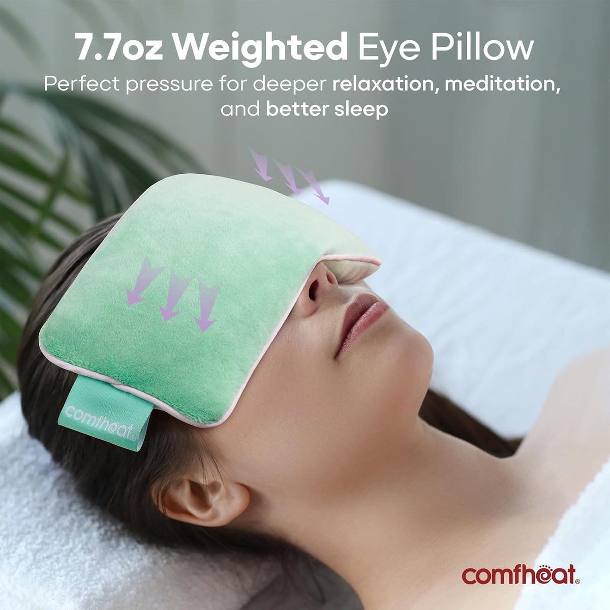 Unscented Weighted Eye Pillow for Yoga, Relaxation