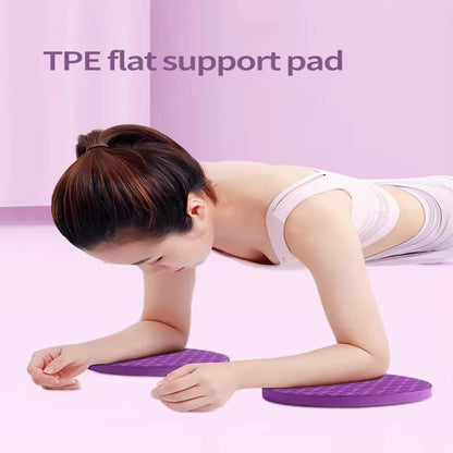 Yoga Knee Guard 2 pieces, foam Pilates Knee Guard Yoga Knee Guard Support Round Pads Anti slip Fitness Anti slip Pads. Suitable for offices, homes, knees, elbows, wrists, and hands