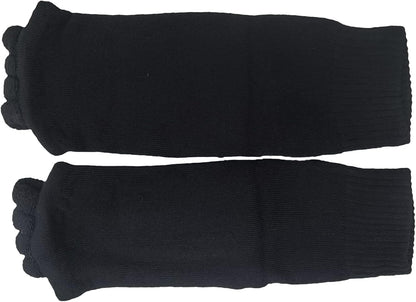 Women Toe Separator Socks Toeless Foot Alignment Socks for Yoga GYM Massage Pain Relief Improves Circulation Stretchy