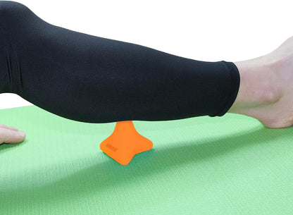 Manual Trigger Point Massage Tool Small Massager Ball 3″×2.6″ Blue