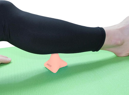 Manual Trigger Point Massage Tool Small Massager Ball 3″×2.6″ Blue