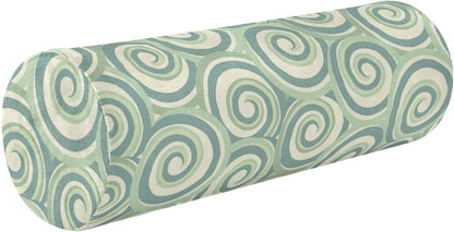 Bolster Pillow Yoga Beige Firm Neck Roll Pillow 5.5" x 17" Small Round Pillows Decorative Throw Pillows Cylinder Body Pillow Cover Back Support Pillow