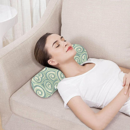 Bolster Pillow Yoga Beige Firm Neck Roll Pillow 5.5" x 17" Small Round Pillows Decorative Throw Pillows Cylinder Body Pillow Cover Back Support Pillow