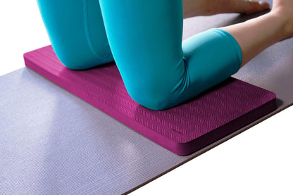 Firm Support Yoga Exercise Knee Pad - Extra-Firm Cushioning, 1" Thick TPE, Ideal for Knees/Elbows/Wrists, Pain Relief, Durable Non-Slip Mat for Exercises