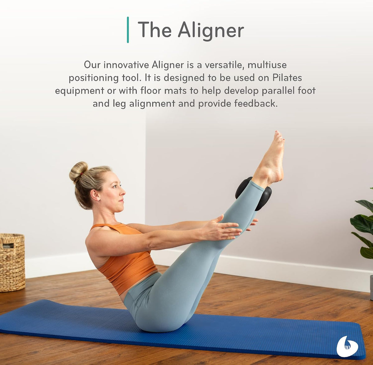 The Aligner Pilates and Yoga Block, Alignment Block, Black