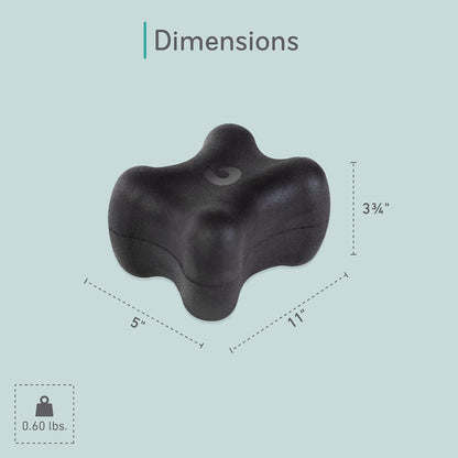 The Aligner Pilates and Yoga Block, Alignment Block, Black