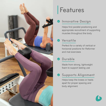 The Aligner Pilates and Yoga Block, Alignment Block, Black