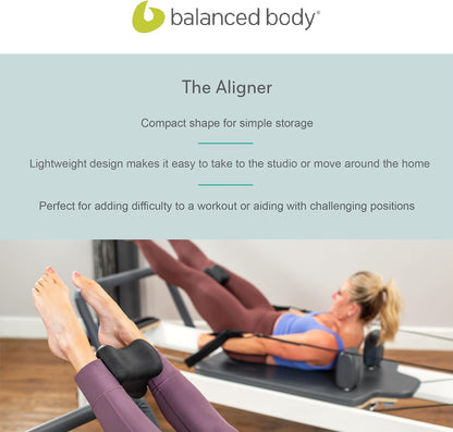The Aligner Pilates and Yoga Block, Alignment Block, Black