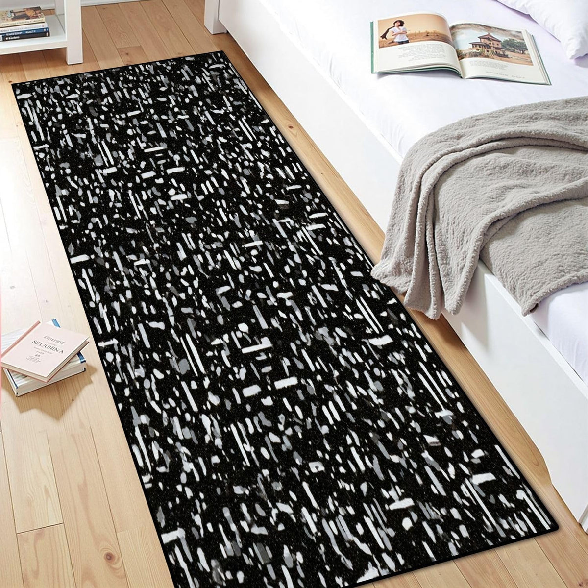 Runner Rug Washable 2x6 Topographic map Topographic map Lines Contour Non-Slip Hallway Area Rug Indoor Outdoor Home Decor for Entryway Bathroom Kitchen Carpet Yoga Floor Mat
