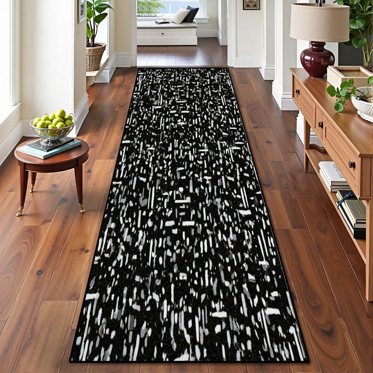Runner Rug Washable 2x6 Topographic map Topographic map Lines Contour Non-Slip Hallway Area Rug Indoor Outdoor Home Decor for Entryway Bathroom Kitchen Carpet Yoga Floor Mat