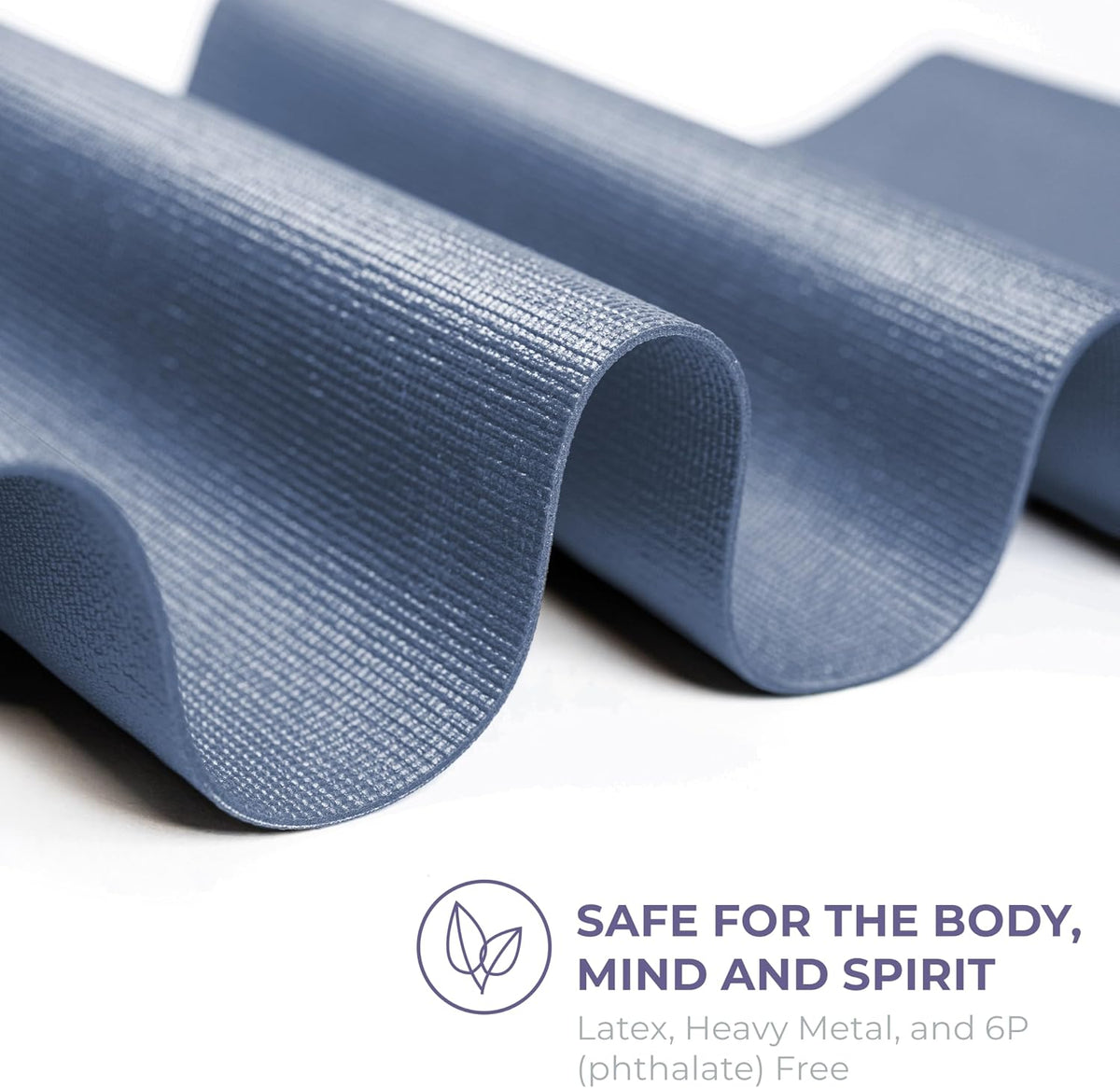 Voyage 5mm Studio Yoga Mats, 6 Pack, 72x24in