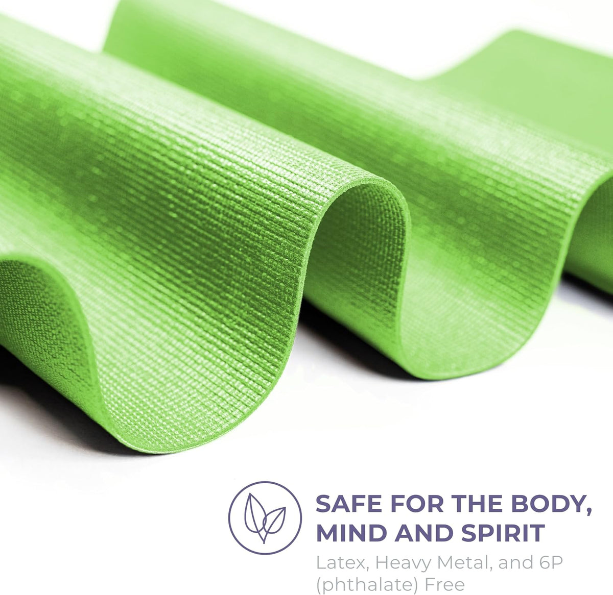 Voyage 5mm Studio Yoga Mats, 6 Pack, 72x24in
