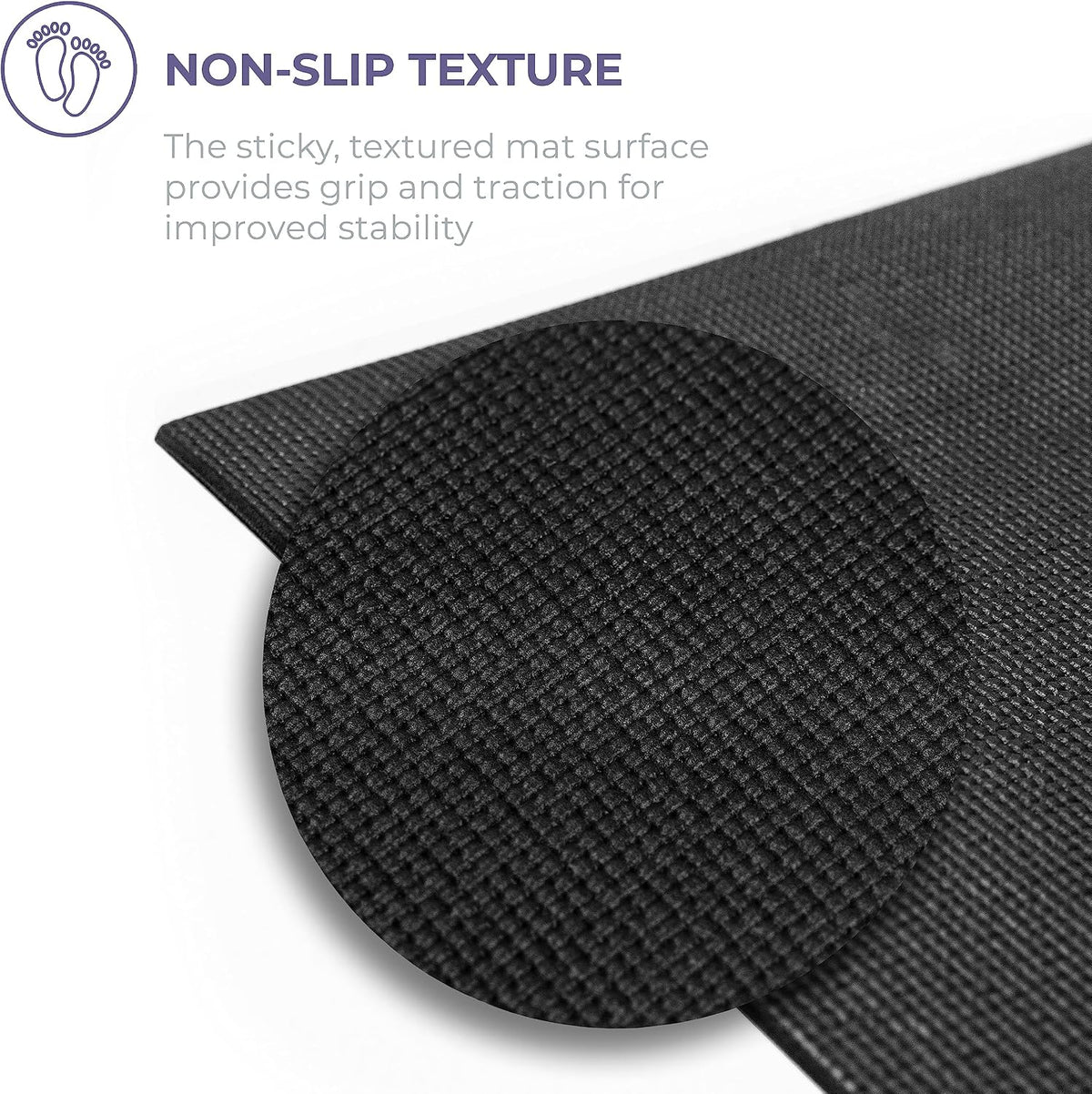 Voyage 5mm Studio Yoga Mats, 6 Pack, 72x24in