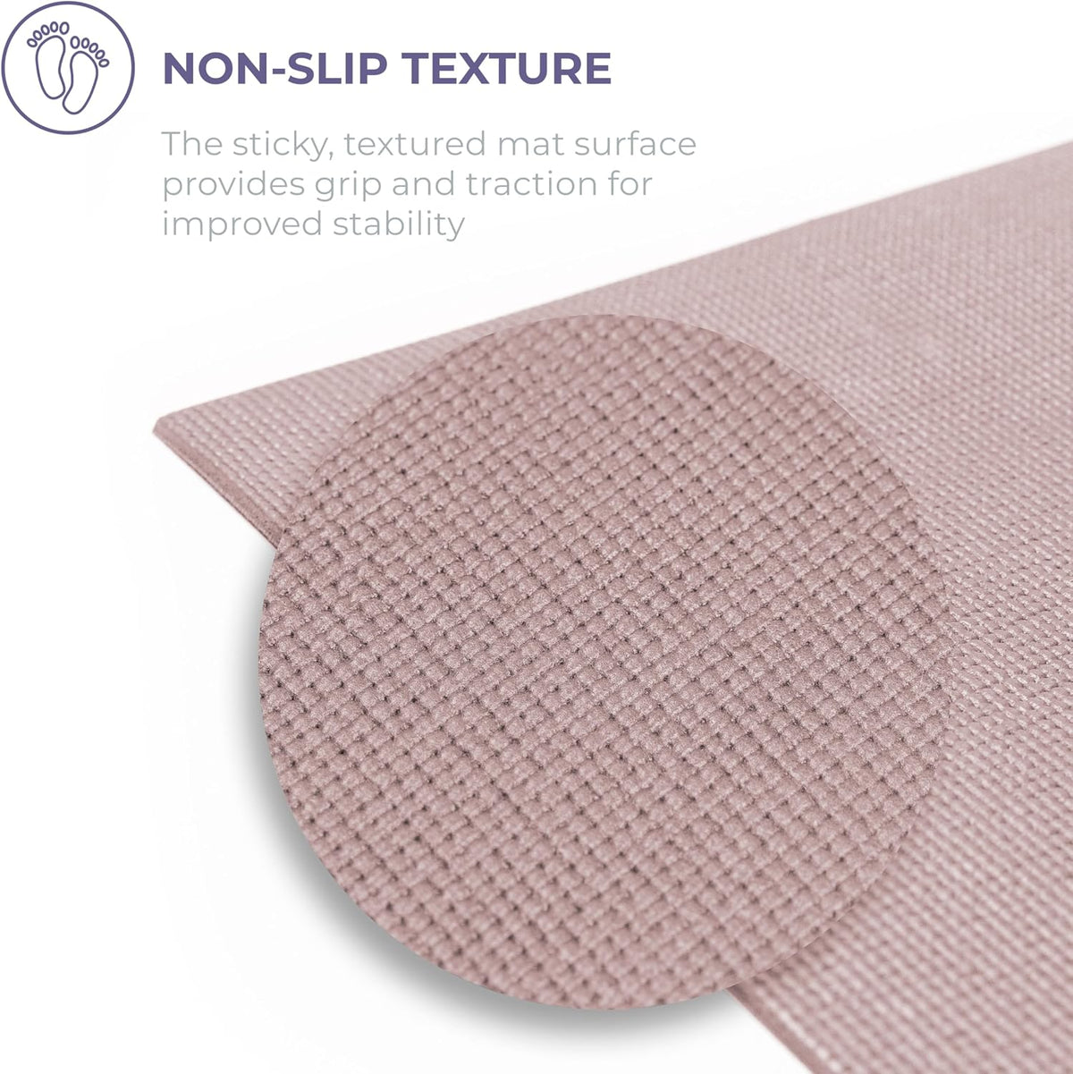 Voyage 5mm Studio Yoga Mats, 6 Pack, 72x24in