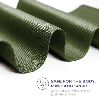 Voyage 5mm Studio Yoga Mats, 6 Pack, 72x24in