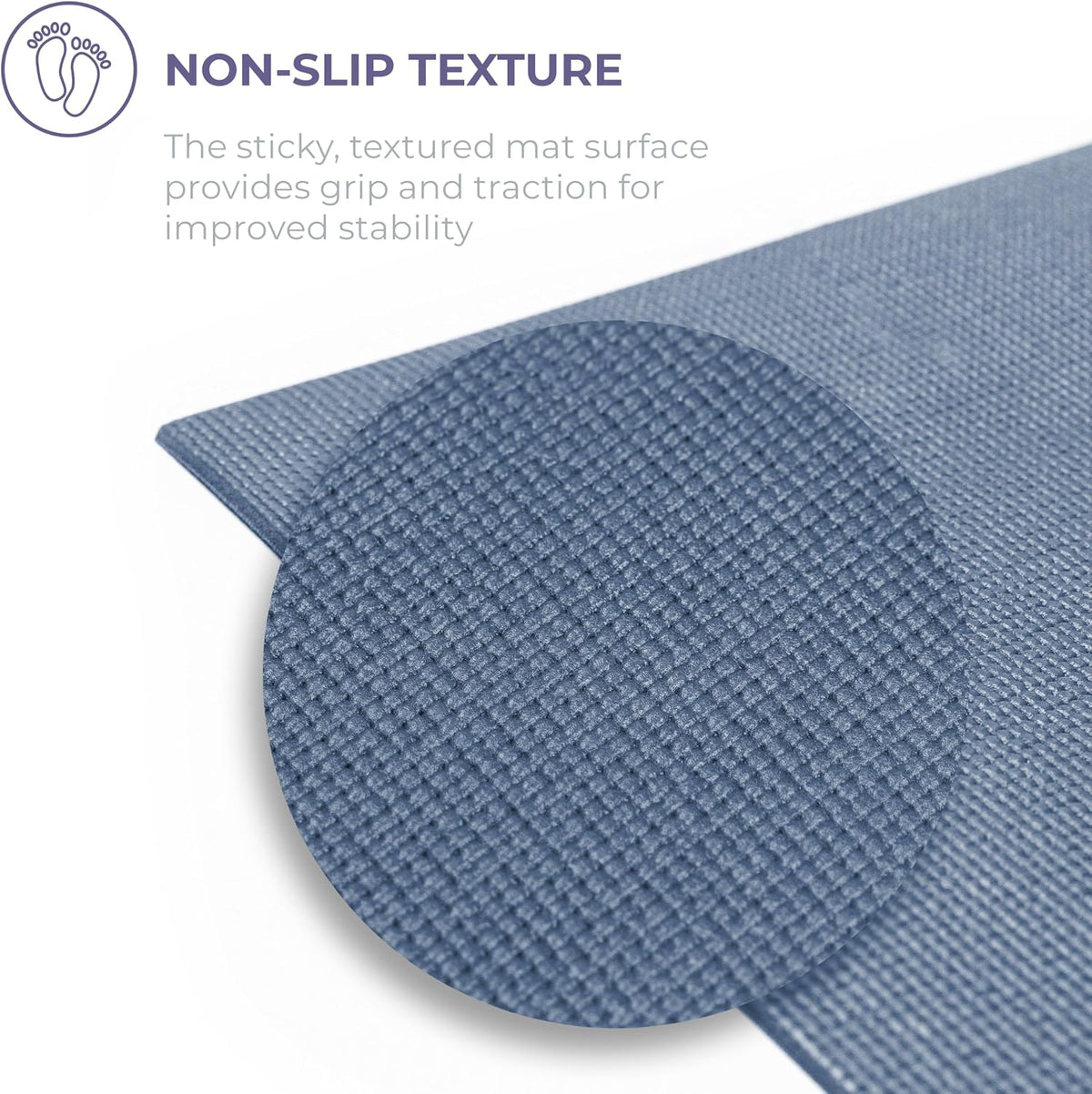Voyage 5mm Studio Yoga Mats, 6 Pack, 72x24in