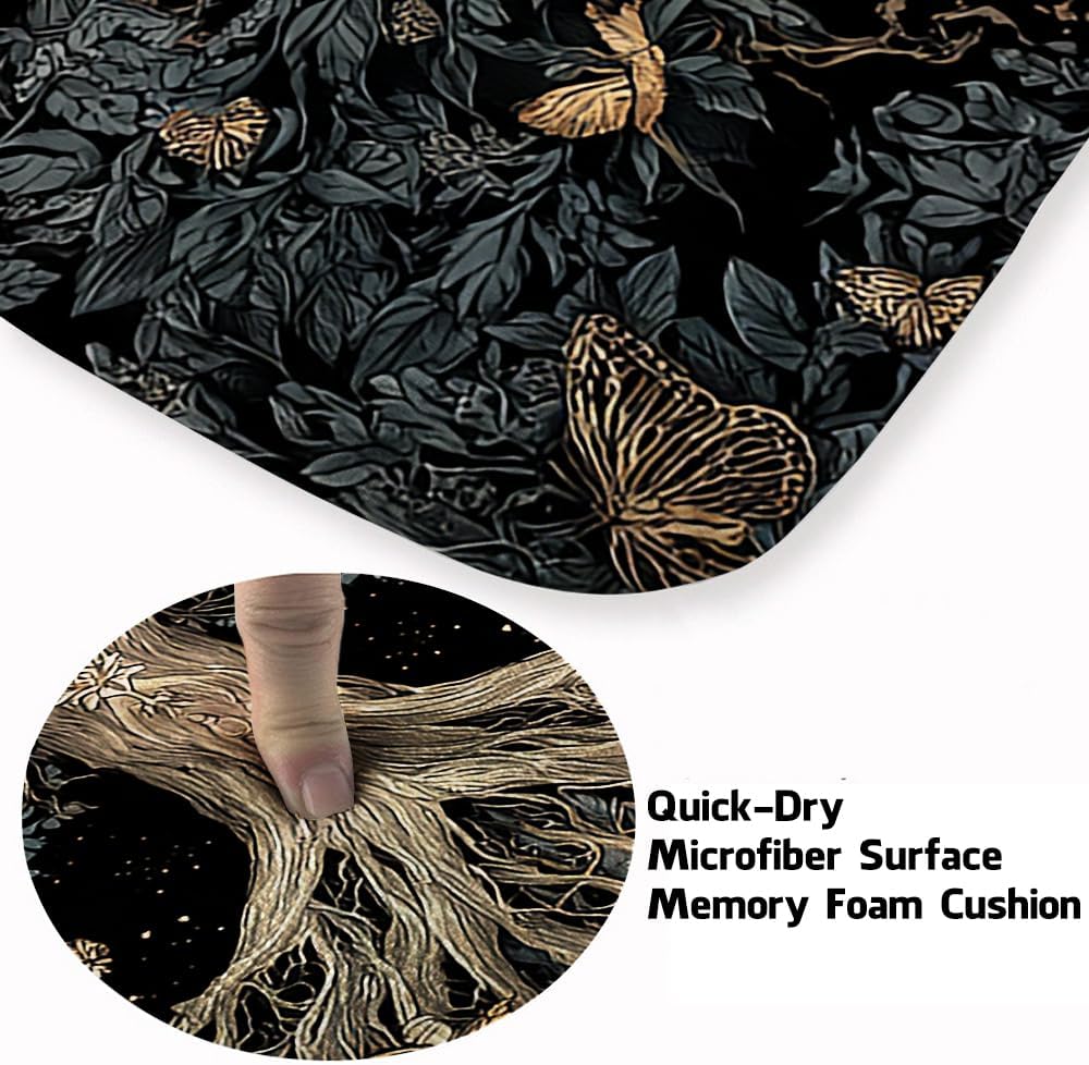 Tree of Life Rug for Living Room Bedroom – Yggdrasil Viking Area Rug Soft Non-Slip Carpet for Indoor Home Décor (Tree of Life Rug 05)