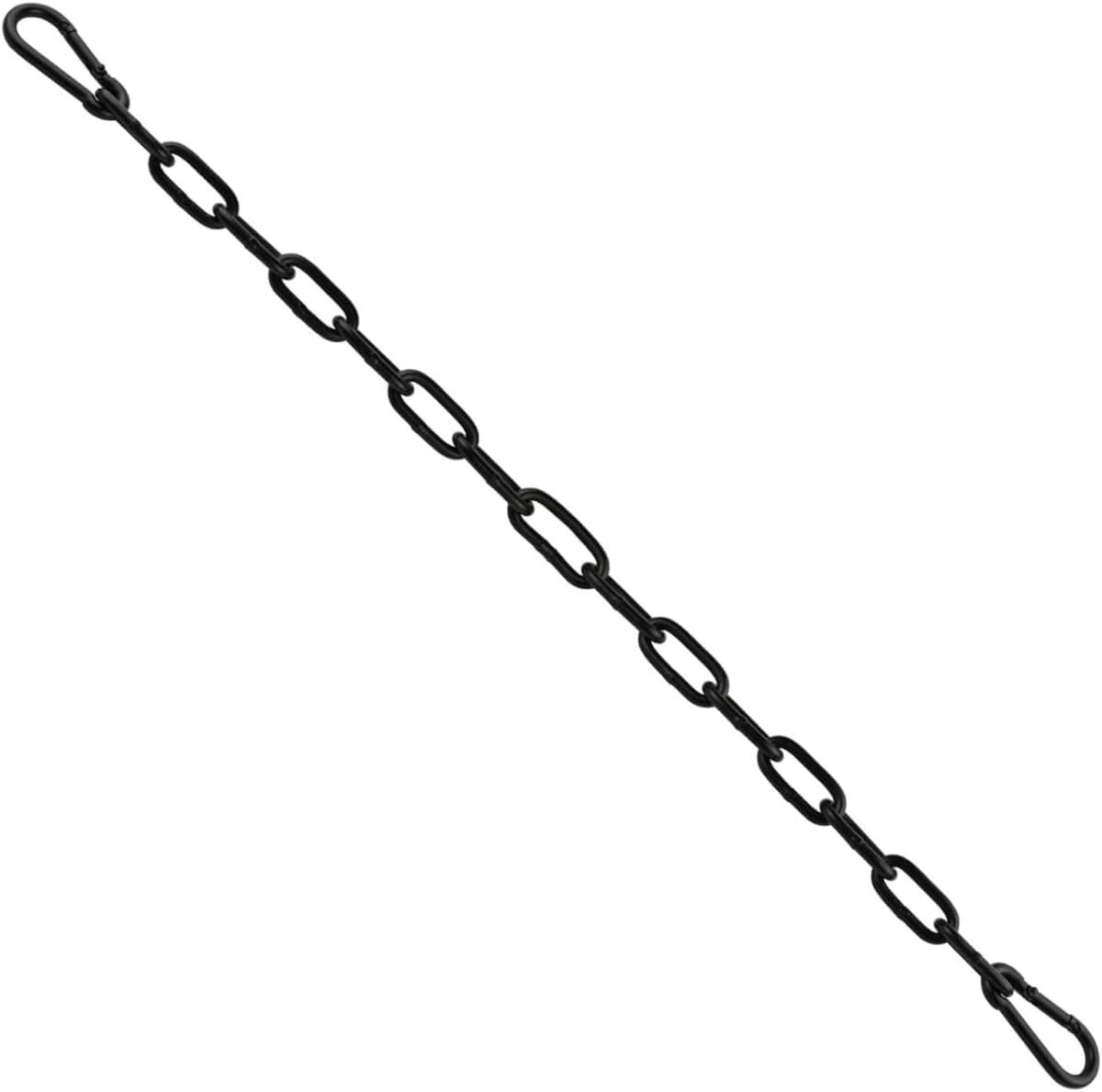 60cm Hanging Chair Chain with 2 Carabiners, 3/16" Capacity Hanging Kits, 330lbs Heavy Duty Hanging Chair Hardware for Lights Plants Hammock Swing Hanging Chair Punching Bags Sandbag Yoga Gym 60cm