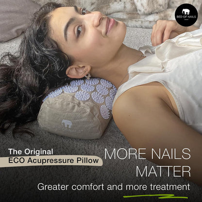 ECO Pillow Original Acupressure Mat Design with 2142 Precision Nails, 15 x 6 x 4"