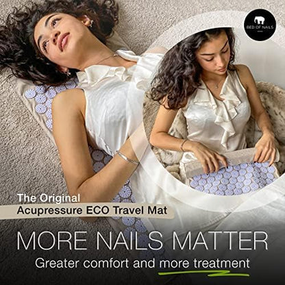 ECO Pillow Original Acupressure Mat Design with 2142 Precision Nails, 15 x 6 x 4"