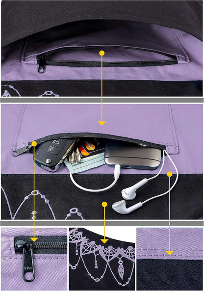 Yoga Mat Bag & Carrier with Pockets for Women