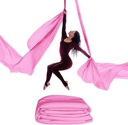 Aerial Silk (15/25 Yards), Premium Aerial Yoga Silks Fabric Perfect for Indoor/Outdoor Aerial Performances and Training (Only Fabric)