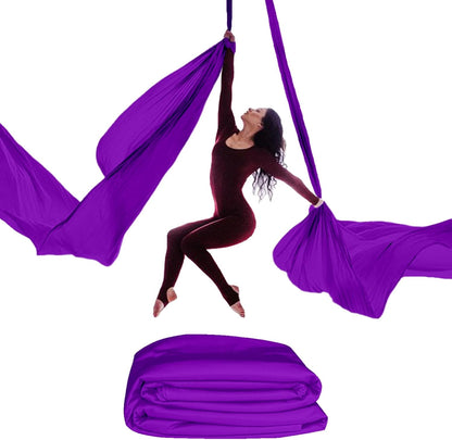 Aerial Silk (15/25 Yards), Premium Aerial Yoga Silks Fabric Perfect for Indoor/Outdoor Aerial Performances and Training (Only Fabric)
