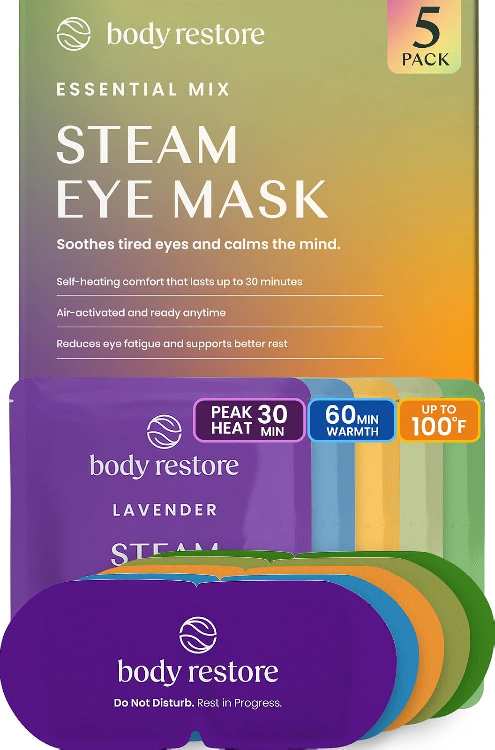 Heated Eye Mask Warm Compress for Dry Eyes - Variety