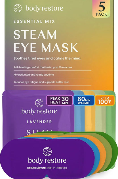 Heated Eye Mask Warm Compress for Dry Eyes - Variety