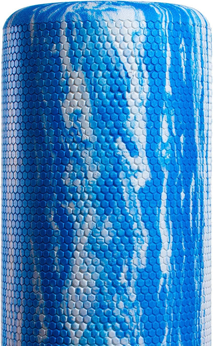 PRO-ROLLER Standard Density Foam Roller – Round, Blue, 36" x 6"