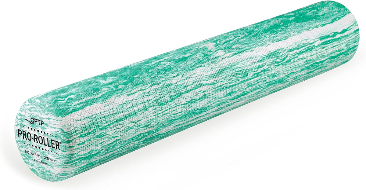 PRO-ROLLER Standard Density Foam Roller – Round, Blue, 36" x 6"