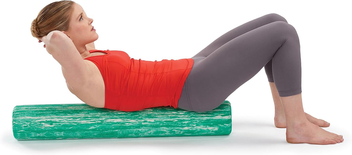 PRO-ROLLER Standard Density Foam Roller – Round, Blue, 36" x 6"