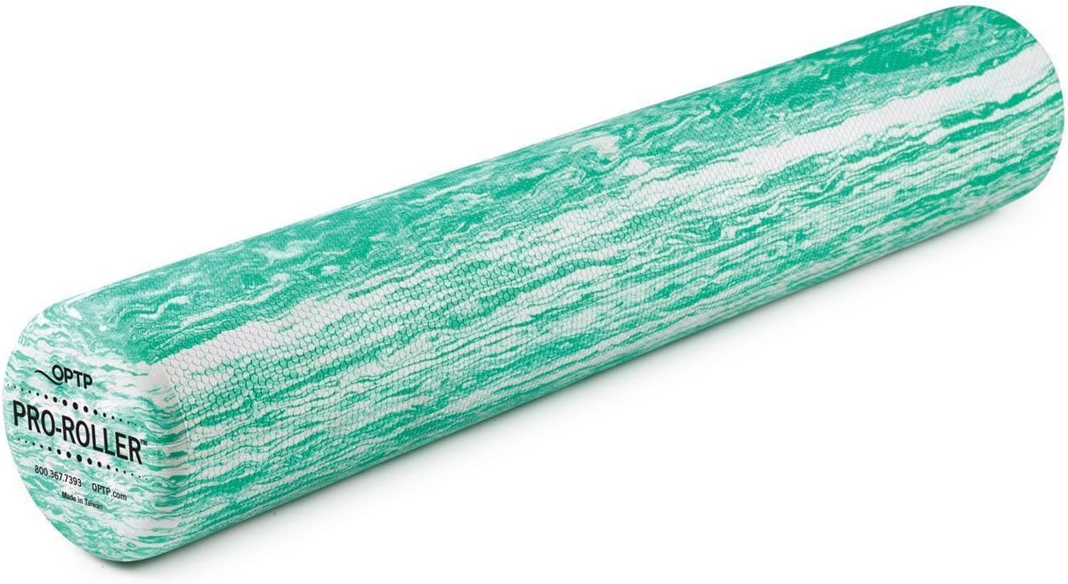 PRO-ROLLER Standard Density Foam Roller – Round, Blue, 36" x 6"