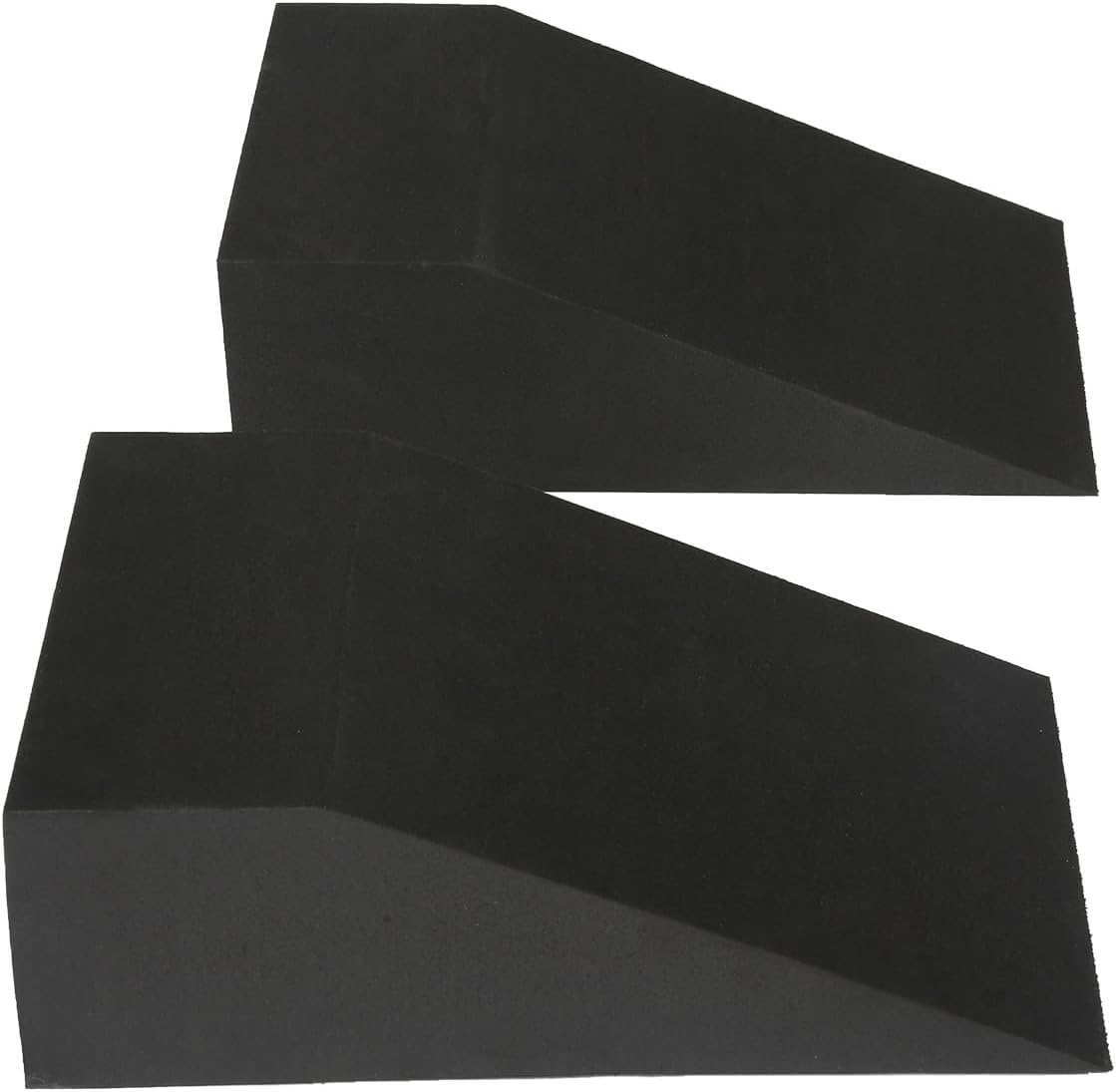 2 Pack Incline Squat Wedge Blocks - Non-Slip Heel Elevated Squat Wedge Boards - Versatile Calf Stretcher Slant Boards Ramp for Yoga, Pilates, Weightlifting, Strength Training & Home Gym Fitness