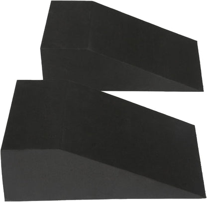 2 Pack Incline Squat Wedge Blocks - Non-Slip Heel Elevated Squat Wedge Boards - Versatile Calf Stretcher Slant Boards Ramp for Yoga, Pilates, Weightlifting, Strength Training & Home Gym Fitness
