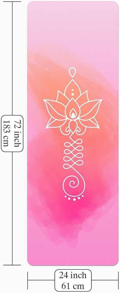 Foldable Yoga Mat, 1.5mm Thick Exercise Yoga Mat With Carry Bag