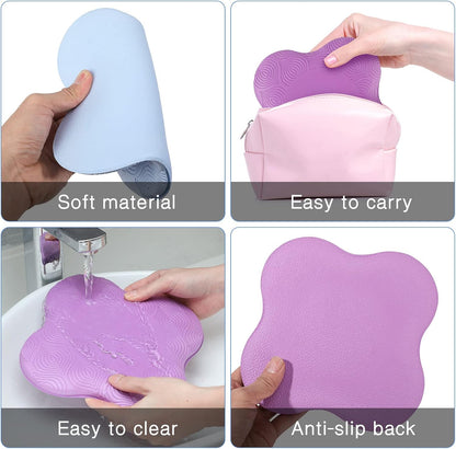 6 Pcs Knee Pads for Yoga Extra Thick Yoga Wrist Pad Anti Slip Pilates Support Cushion for Men Women Knee Elbow Wrist Hand Exercise Meditation Workout Floor Travel