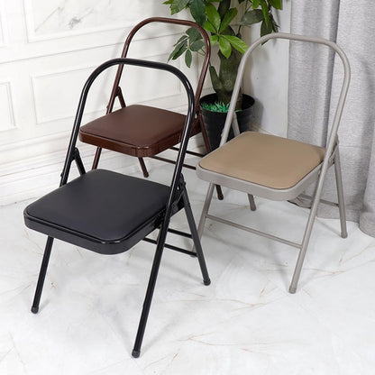 Foldable Yoga Auxiliary Chair,Backless Yoga Chair Yoga Practice Balance Chair Foldable Balance Handstand Training Tool for Yoga Studios,Outdoor Spaces,Grey