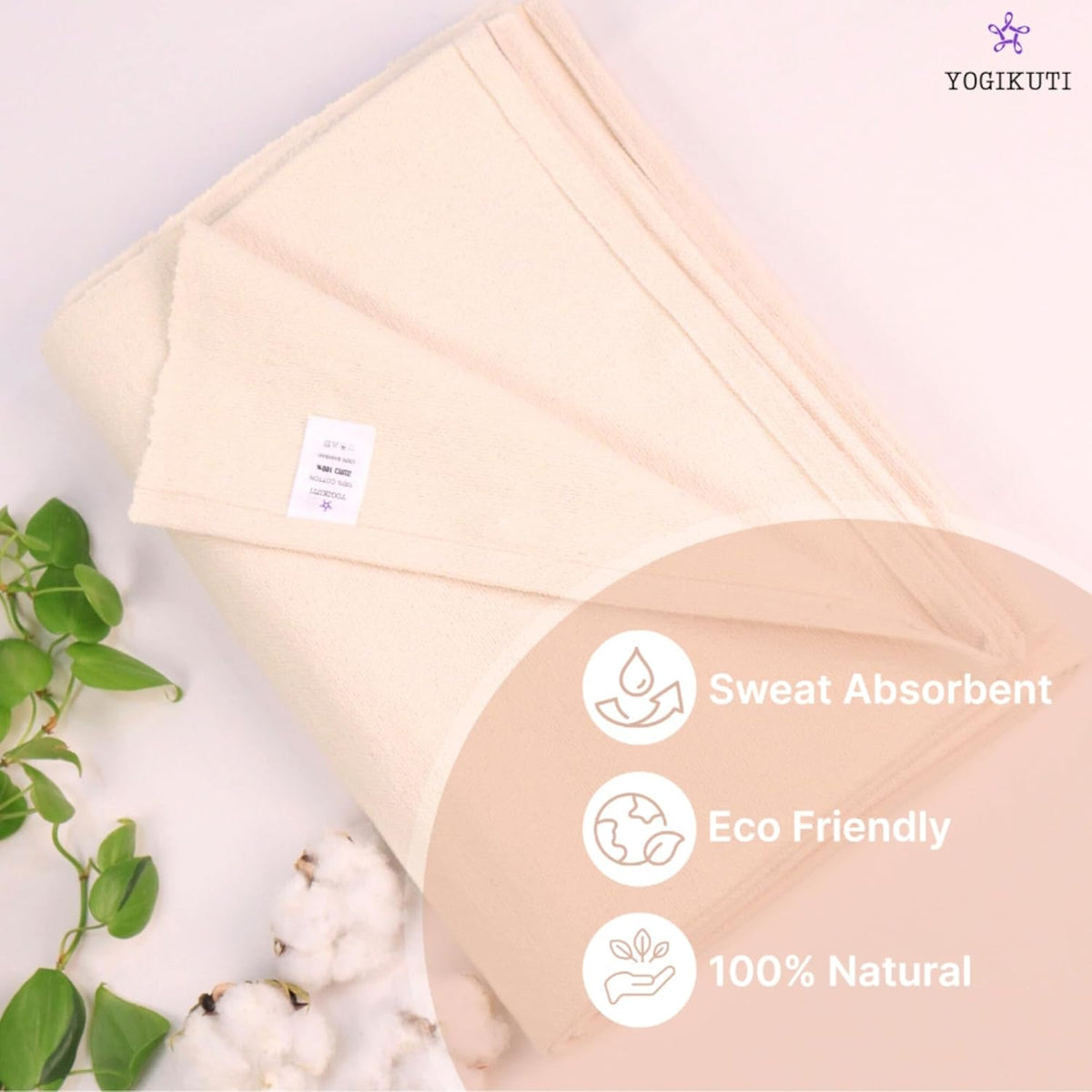 Iyengar Cotton Yoga Blanket Set of Four- Thick Handwoven Yoga Blankets for Restorative Yoga Meditation & Pranayama- Premium Cotton Yoga Blanket for Support & Comfort in Iyengar Yoga (Orange)