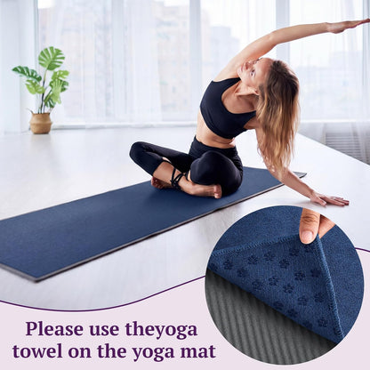 Yoga Towel 4 Pack, Hot Yoga Towel 72" x 24" Non Slip, Colorful