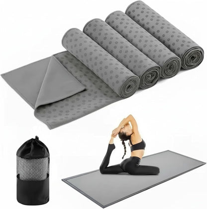 Yoga Towel 4 Pack, Hot Yoga Towel 72" x 24" Non Slip, Colorful